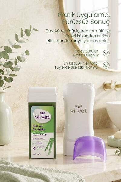 Vi-vet Roll-On Sir Ağda 100 ml Çay Ağacı Yağı