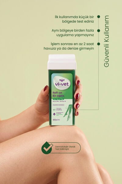 Vi-vet Roll-On Sir Ağda 100 ml Çay Ağacı Yağı