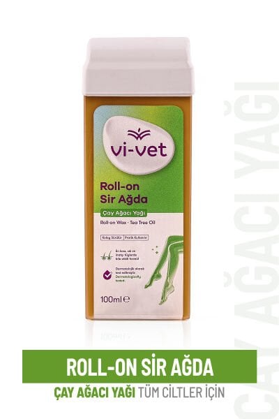 Vi-vet Roll-On Sir Ağda 100 ml Çay Ağacı Yağı