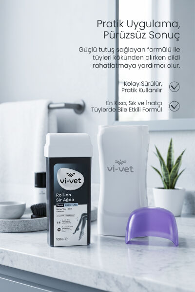 Vi-vet Roll-On Sir Ağda 100 ml Siyah