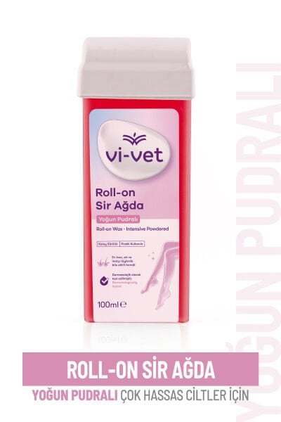 Vi-vet Roll-On Sir Ağda 100 ml Yoğun Pudralı