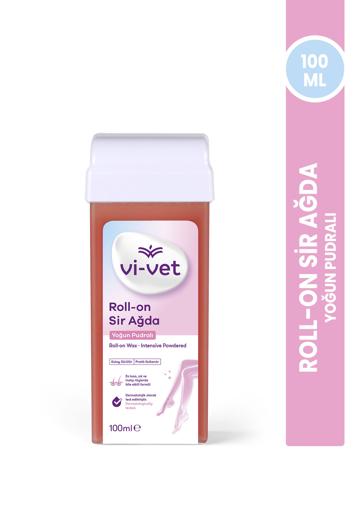 Vi-vet Roll-On Sir Ağda 100 ml Yoğun Pudralı