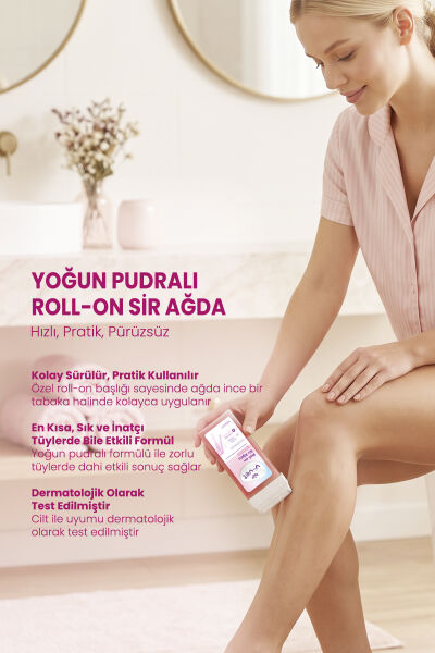Vi-vet Roll-On Sir Ağda 100 ml Yoğun Pudralı