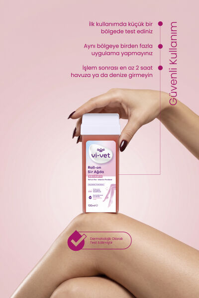Vi-vet Roll-On Sir Ağda 100 ml Yoğun Pudralı