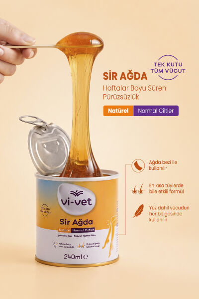 Vi-vet Sir Ağda 240 ml Naturel