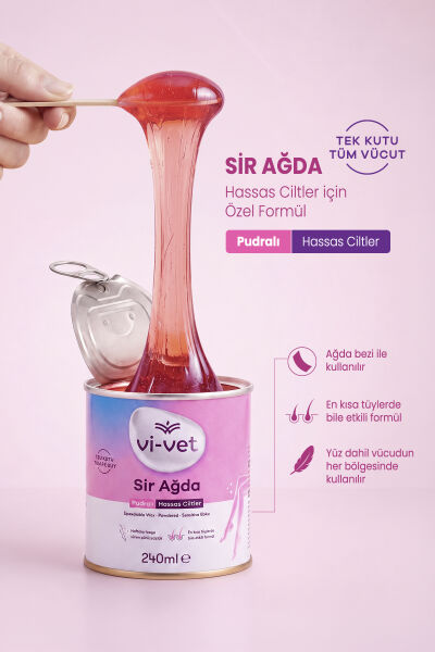 Vi-vet Sir Ağda 240 ml Pudralı