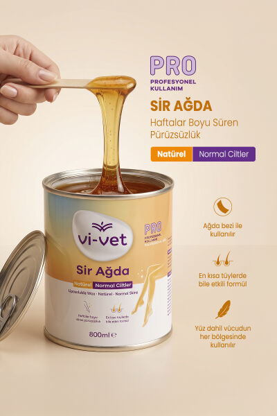 Vi-vet Sir Ağda 800 ml Natürel