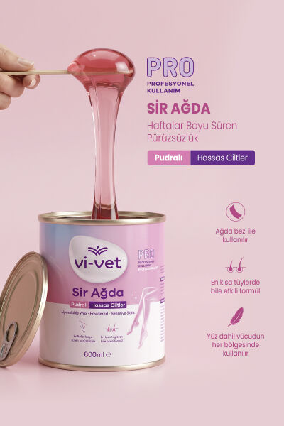 Vi-vet Sir Ağda 800 ml Pudralı