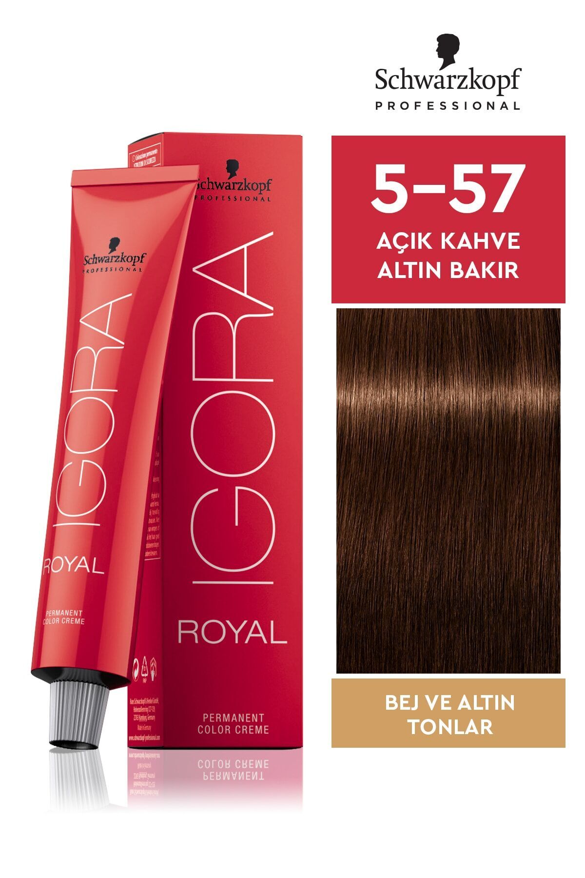 SCHWARZKOPF PROFESSIONAL IGORA ROYAL SAÇ BOYASI 60 gr 5-57