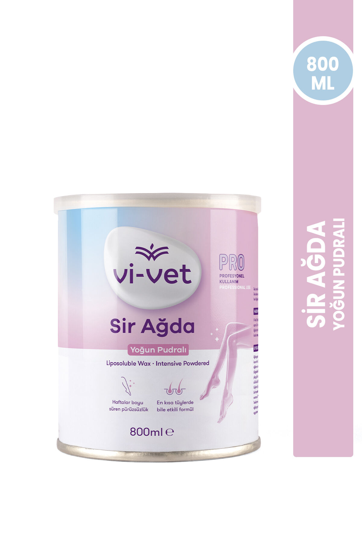 Vi-vet Sir Ağda 800 ml Yoğun Pudralı