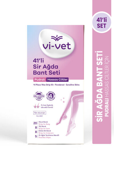 Vi-vet Sir Ağda Bant Seti 41 li Pudralı