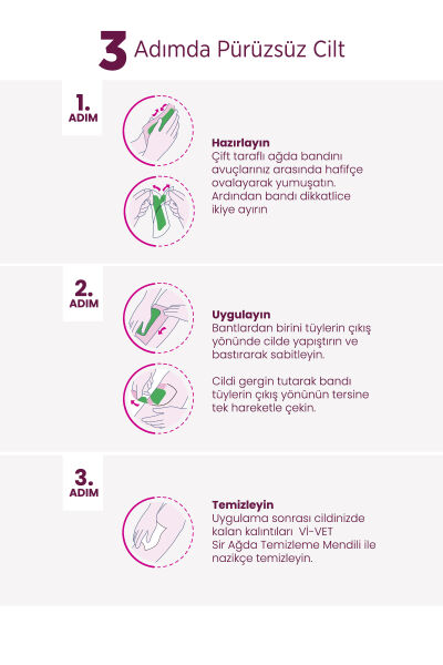 Vi-vet Sir Ağda Bant Seti 41 li Pudralı