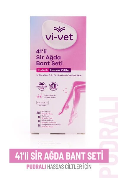 Vi-vet Sir Ağda Bant Seti 41 li Pudralı