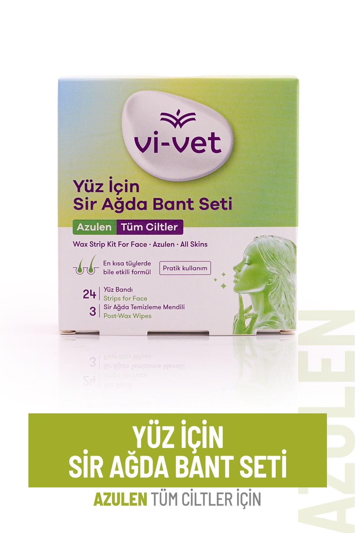 Vi-vet Sir Ağda Yüz Bandı Azulen 24 lü