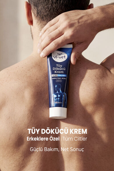 Vi-vet Tüy Dökücü Krem – For Men 125 ml Tüm Ciltler