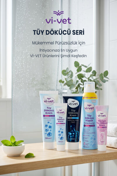 Vi-vet Tüy Dökücü Krem – For Men 125 ml Tüm Ciltler
