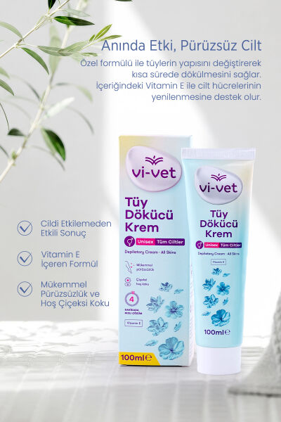 Vi-vet Tüy Dökücü Krem 100 ml