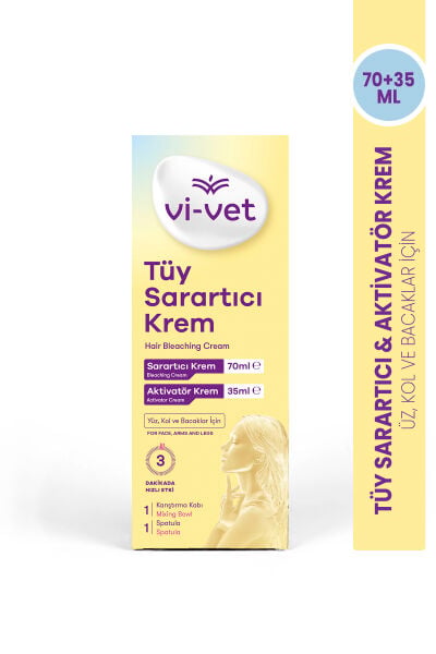 Vi-vet Tüy Sarartıcı Krem 70 ml + 35 ml