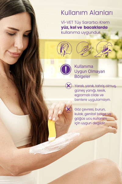 Vi-vet Tüy Sarartıcı Krem 70 ml + 35 ml