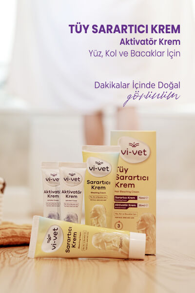 Vi-vet Tüy Sarartıcı Krem 70 ml + 35 ml
