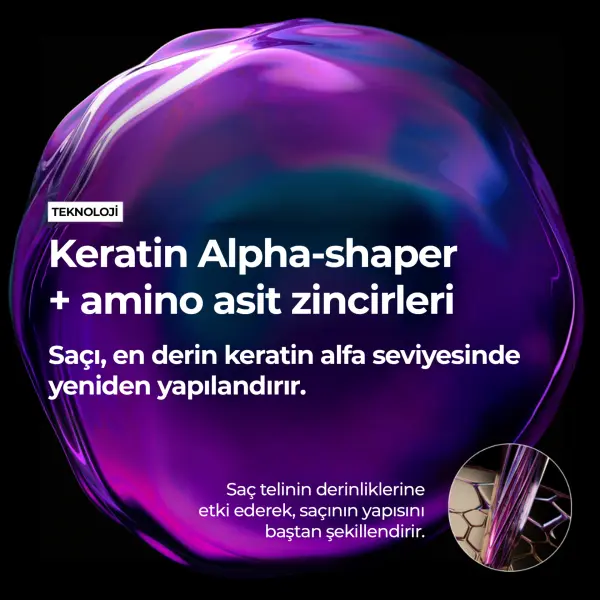 Loreal Professionnel Paris Serie Expert Keratin Alpha Sleek Şampuan 300 ml