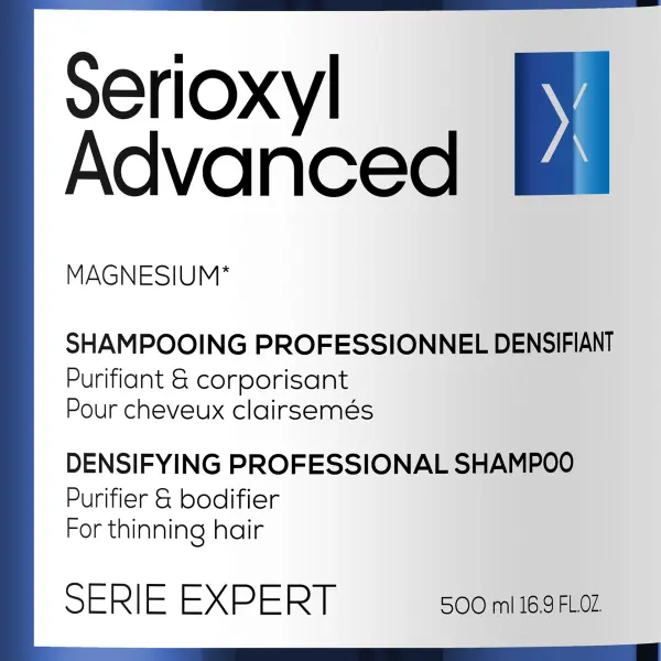 Loreal Professionnel Serie Expert Serioxyl Advanced İncelmiş Saç Telleri için Yoğunluk Kazandıran Şampuan 500 ml