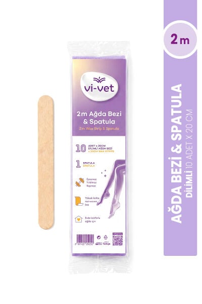 Vi-vet 2 m Ağda Bezi ve Spatula