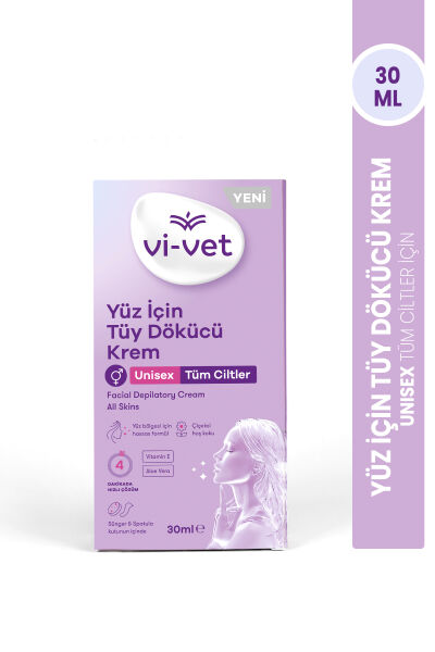 Vi-vet Yüz İçin Tüy Dökücü Krem 30 ml