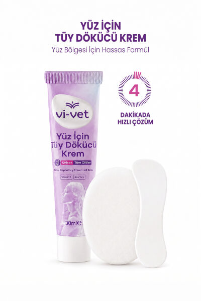 Vi-vet Yüz İçin Tüy Dökücü Krem 30 ml