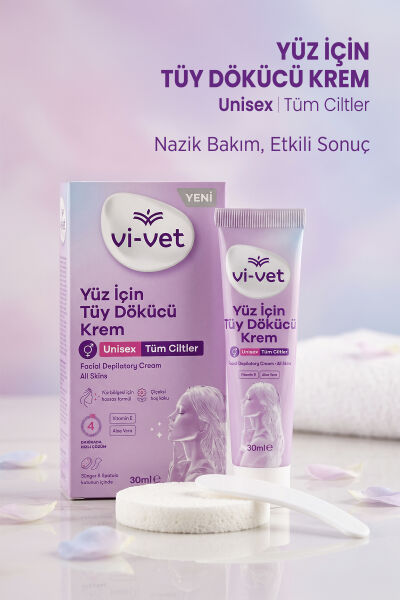 Vi-vet Yüz İçin Tüy Dökücü Krem 30 ml