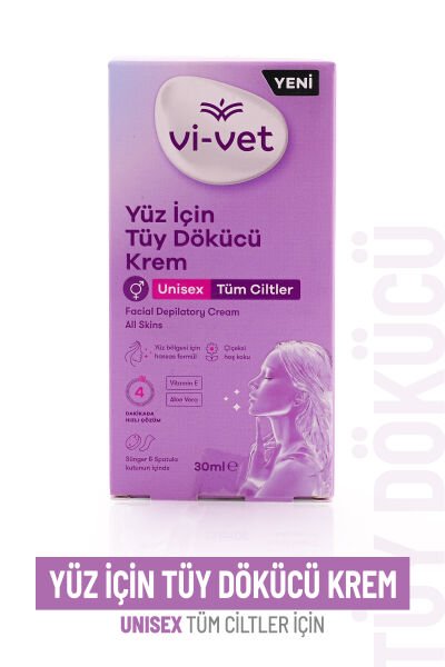 Vi-vet Yüz İçin Tüy Dökücü Krem 30 ml