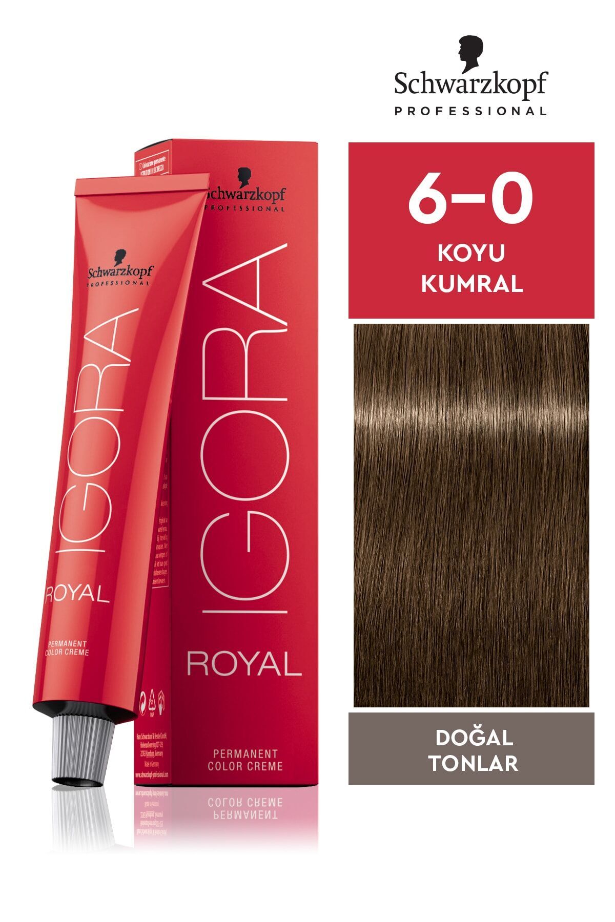 SCHWARZKOPF PROFESSIONAL IGORA ROYAL SAÇ BOYASI 60 gr 6-0