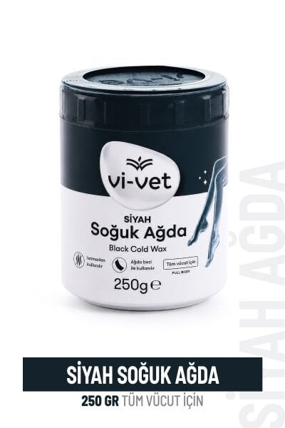 Vi-vet Siyah Soğuk Ağda 250 gr