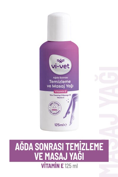 Vi-vet Sir Ağda Temizleme ve Masaj Yağı 125 ml Vitamin E
