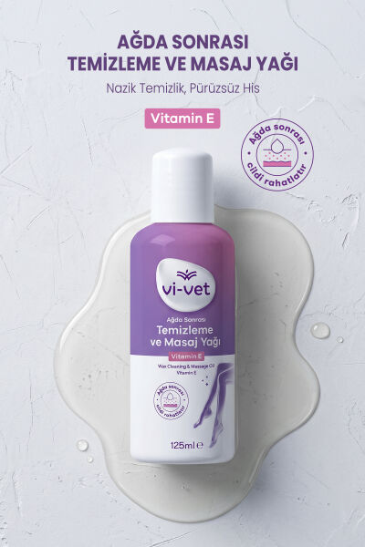Vi-vet Sir Ağda Temizleme ve Masaj Yağı 125 ml Vitamin E