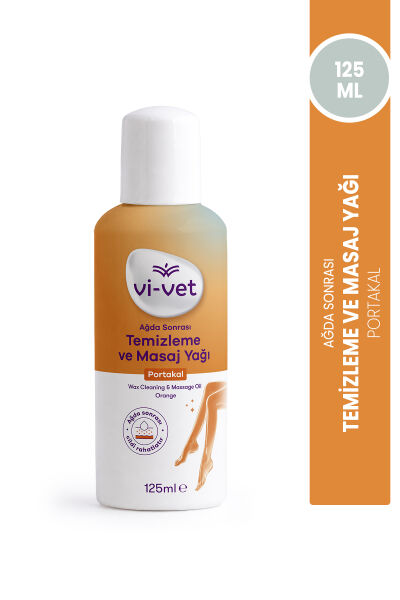 Vi-vet Sir Ağda Temizleme ve Masaj Yağı 125 ml Portakal