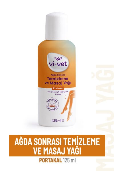 Vi-vet Sir Ağda Temizleme ve Masaj Yağı 125 ml Portakal