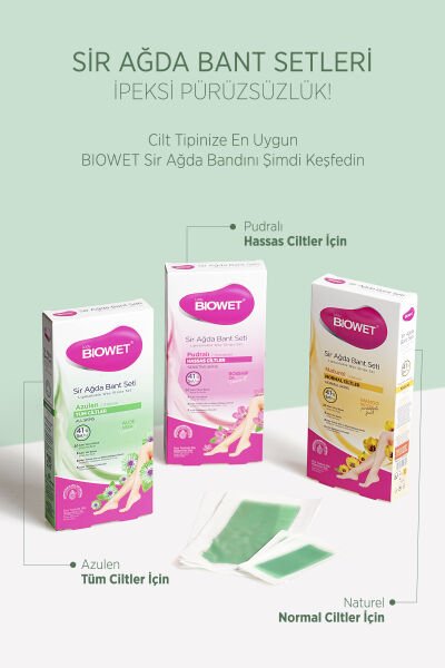 Biowet Sir Ağda Bant Seti Azulen 41'li