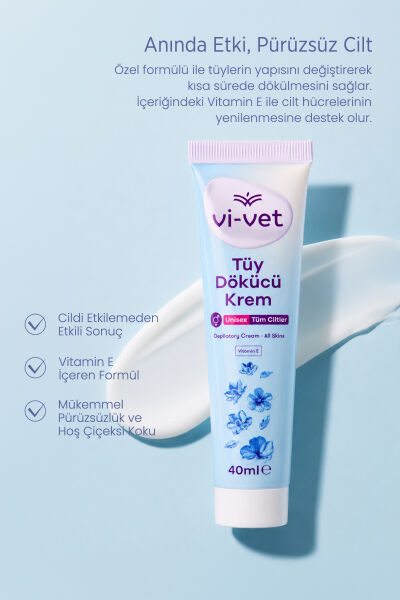 Vi-vet Tüy Dökücü Krem 40 ml