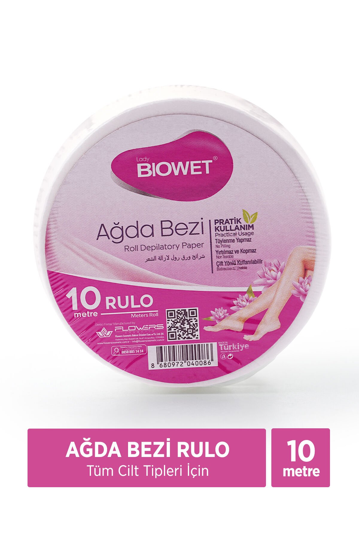 Biowet Ağda Bezi Rulo 10 Metre