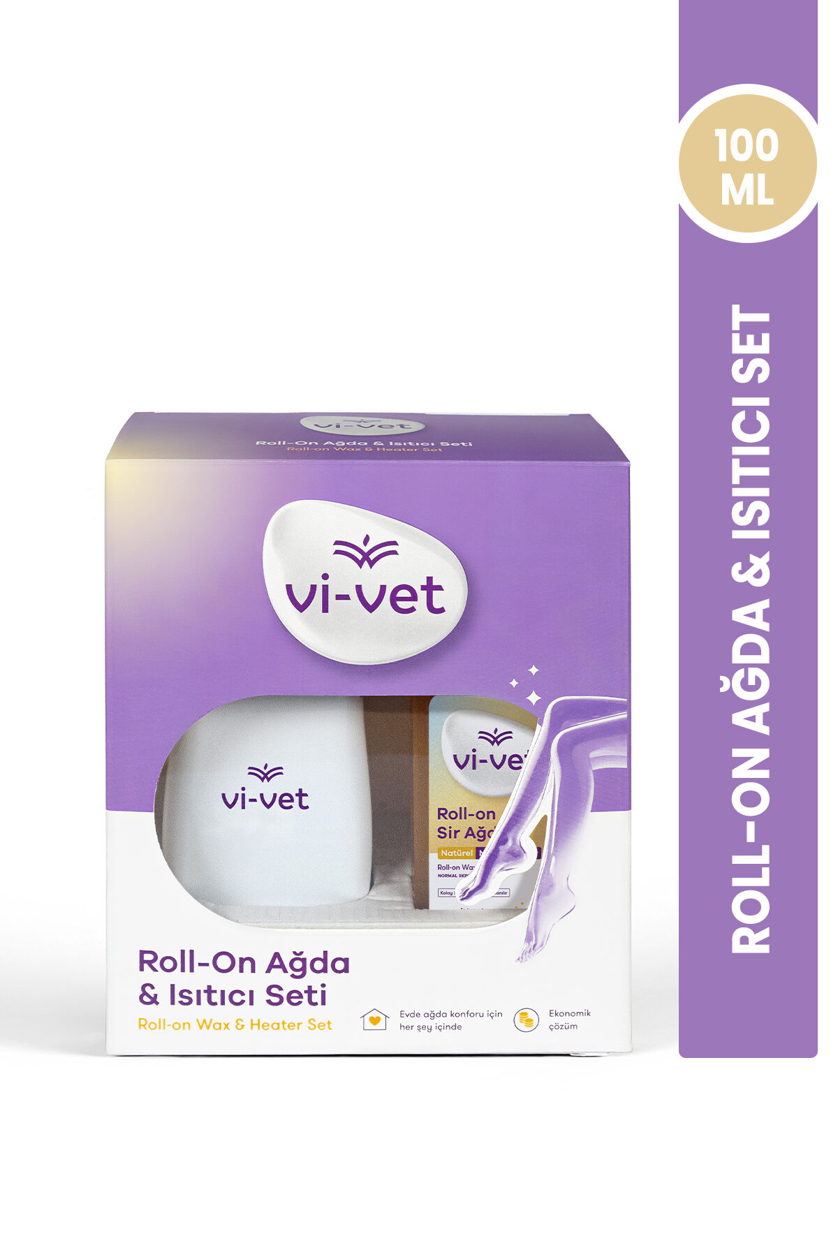 Vi-vet Roll-On Ağda & Isıtıcı Set