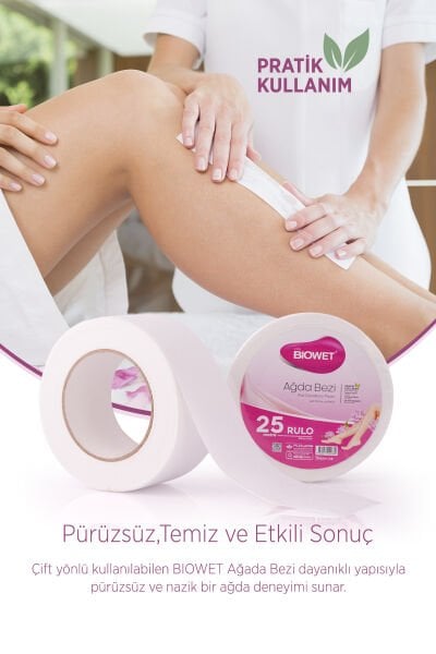 Biowet Ağda Bezi Rulo 25 Metre