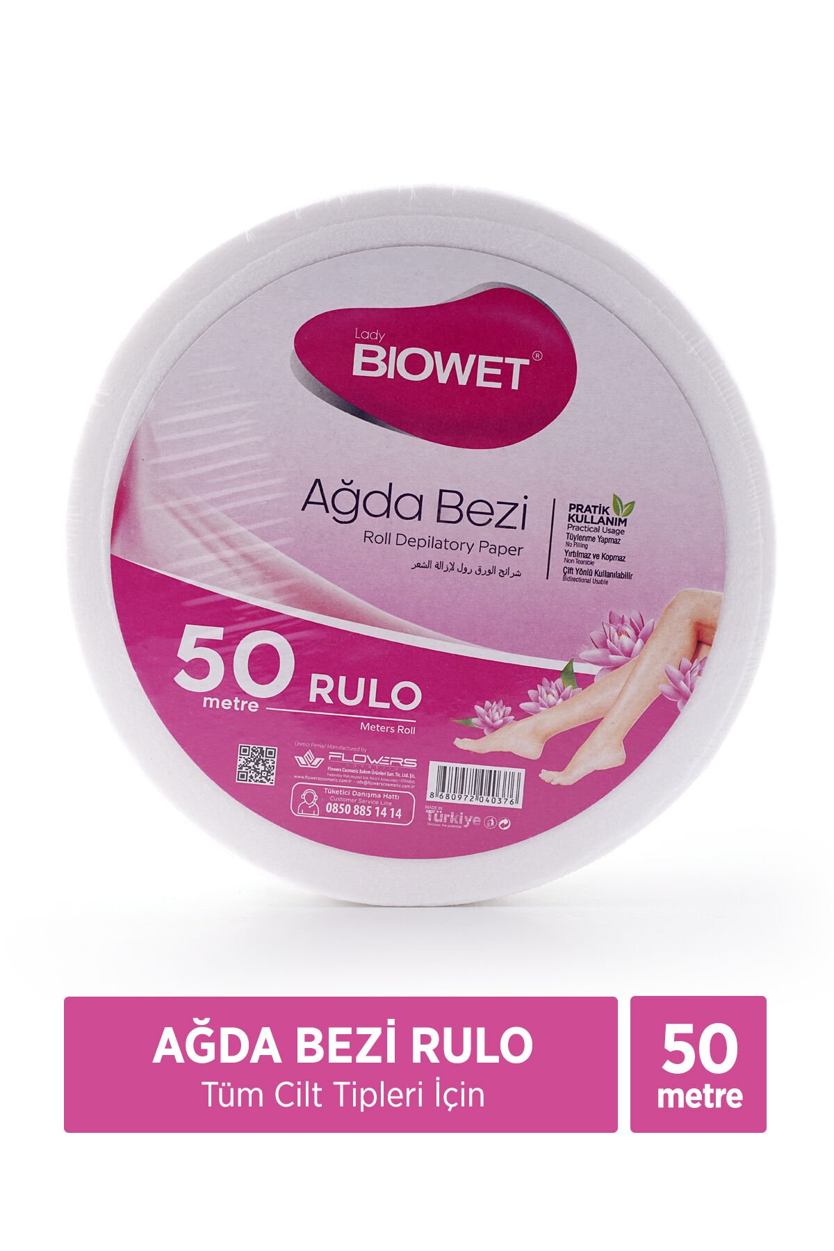 Biowet Ağda Bezi Rulo 50 Metre