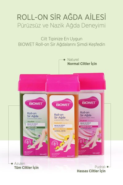 Biowet Roll-On Sir Ağda Azulen 100 ml