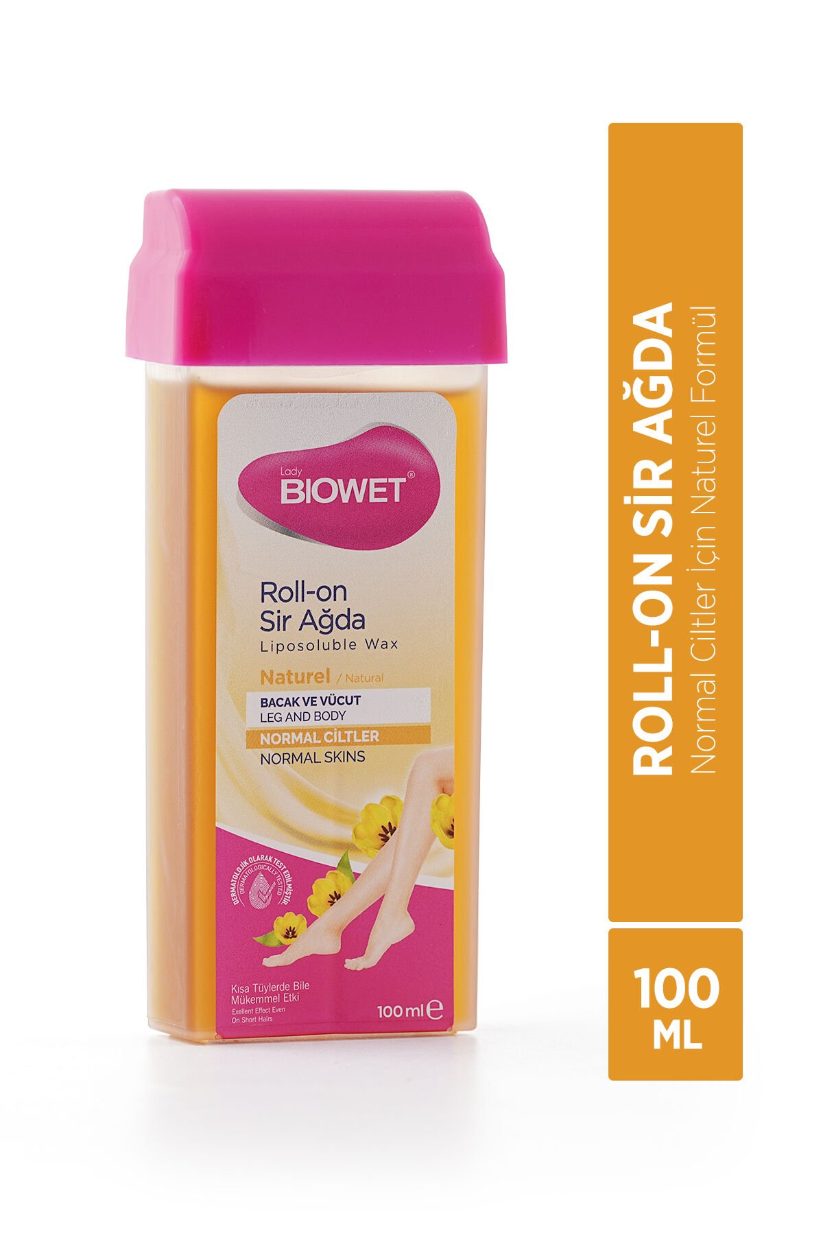 Biowet Roll-On Sir Ağda Normal Ciltler İçin Naturel 100 ml