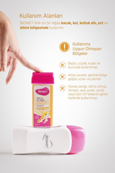 Biowet Roll-On Sir Ağda Normal Ciltler İçin Naturel 100 ml