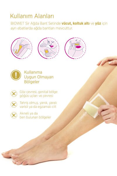 Biowet Sir Ağda Bant Seti Naturel 41'li