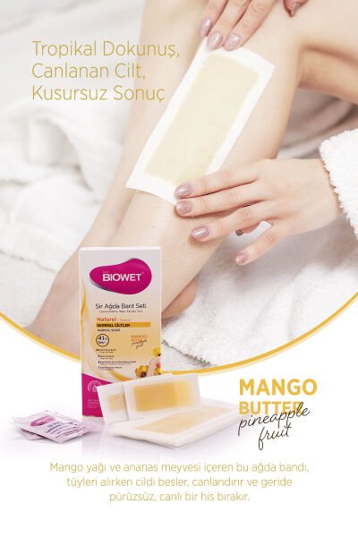 Biowet Sir Ağda Bant Seti Naturel 41'li