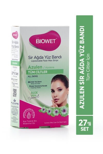 Biowet Azulen Sir Ağda Yüz Bandı 27'li