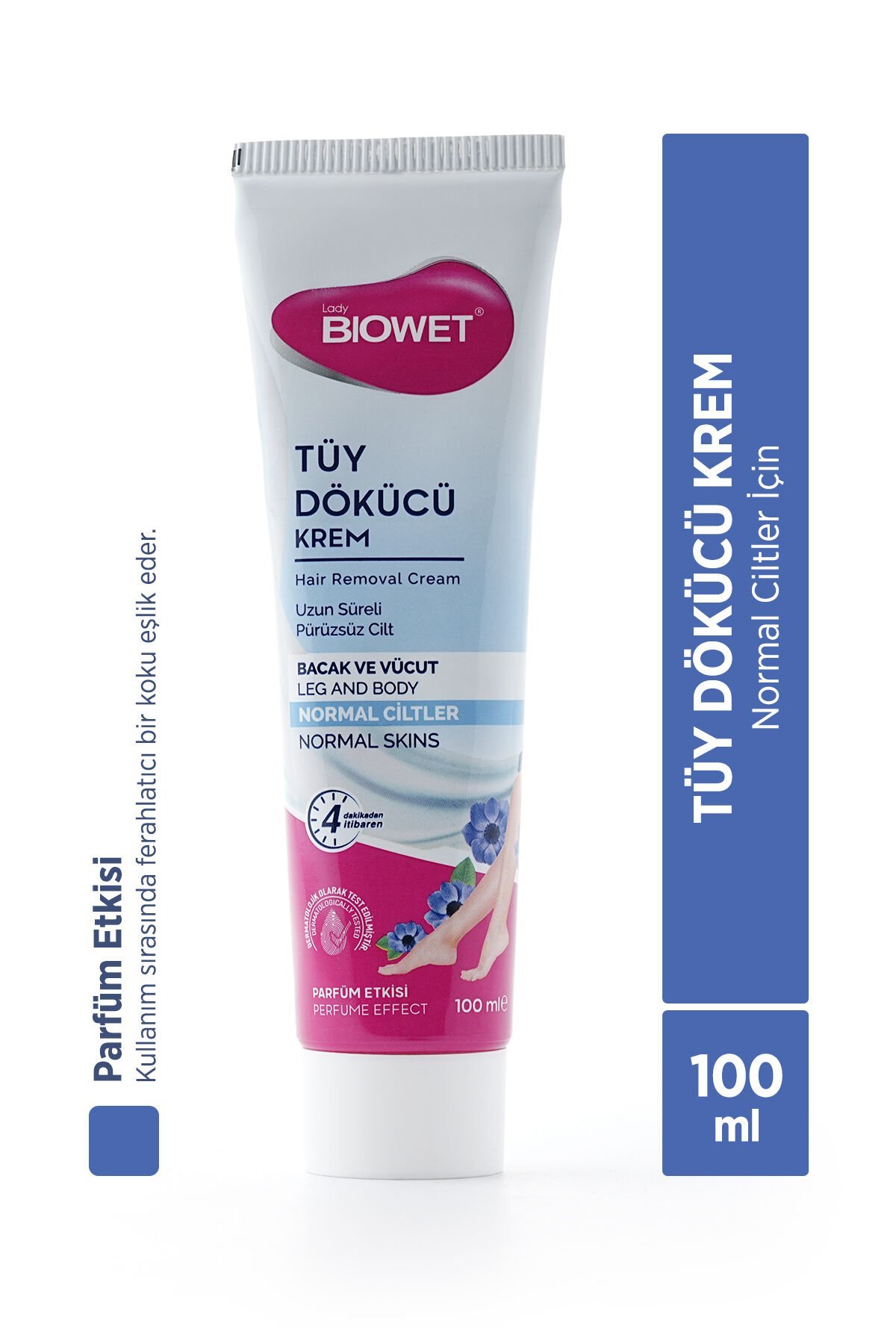 Biowet Normal Ciltler İçin Tüy Dökücü Krem 100 ml